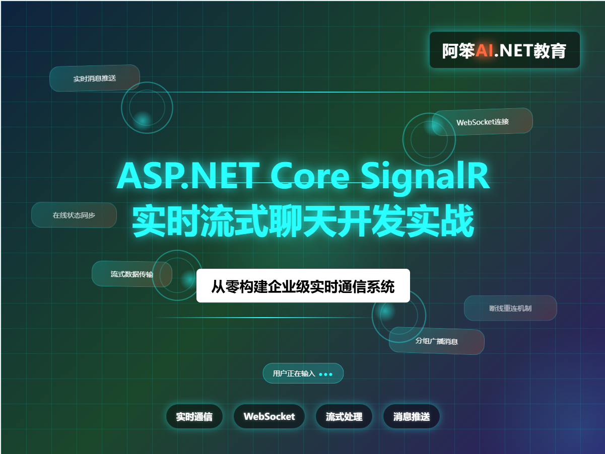 深入学习SignalR实时通信技术！